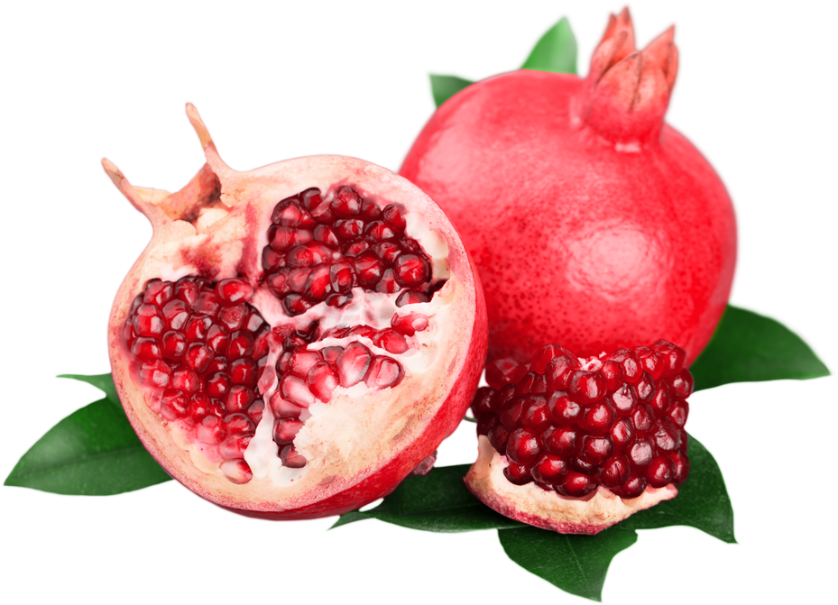 Pomegranates with Seeds